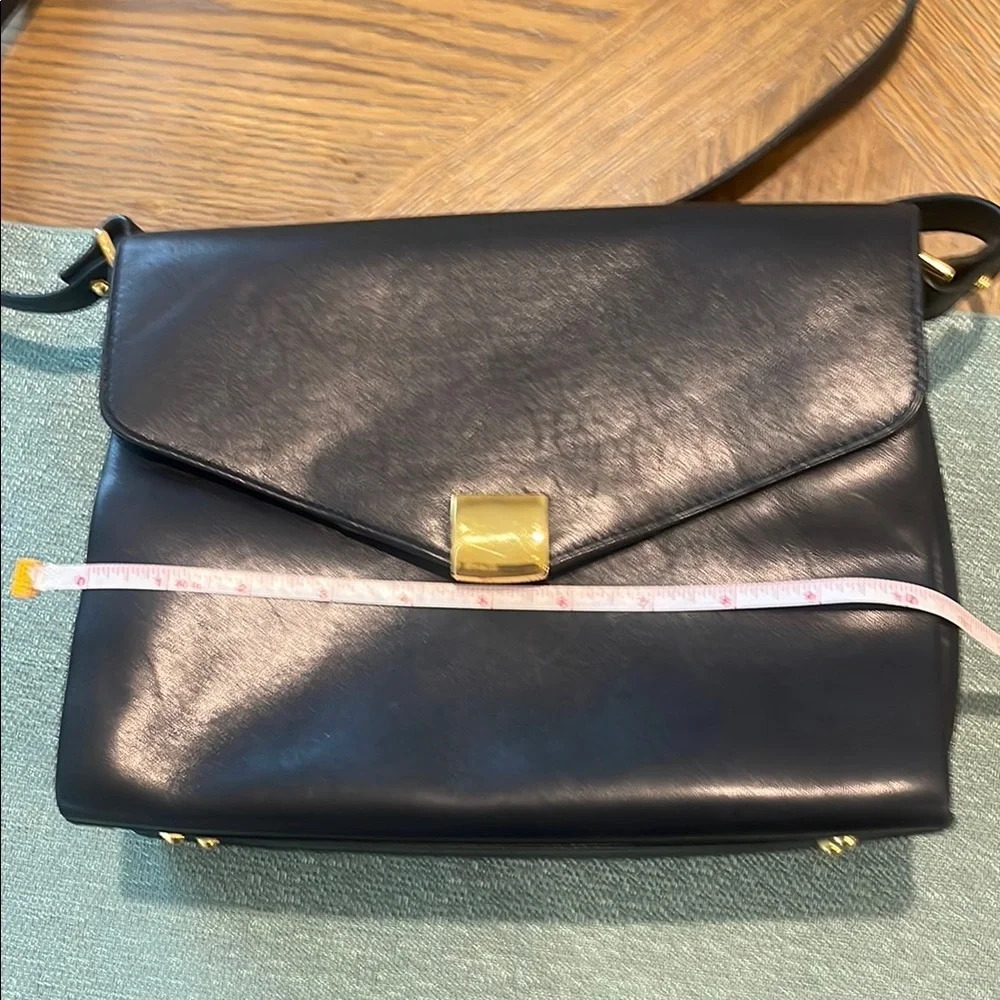 Phillippe Black Leather Shoulder Bag - Picture 2 of 10
